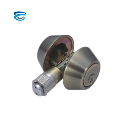 China Room locks supplier of deadbolt with stainless steel cylinder for bathroom door lock for sale