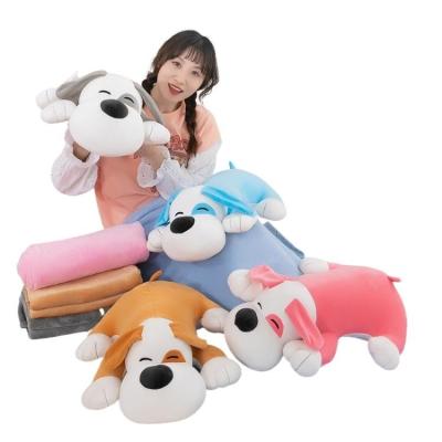 China AIFEI TOY Summer Car Office Lunch Break Two in One Pillow Dual-Use Cute Toy Cute Toy Air Conditioner Travel Dog Summer Dog Travel Nap Portable Covering Quilt for sale