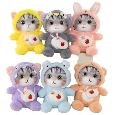 China Changing Bell Cat Plush Toy Shoulder Bag Design AIFEI TOY Cute Soft Plush Stuffed Large Shape Charming Animal Home Look Very for sale