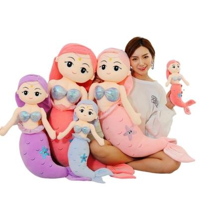 China Home Decoration AIFEI TOY Multicolored and Beautiful Cute Sexy Sea Animal Multi Rated Mermaid Princess Plush Toy Doll Girl Gift for sale