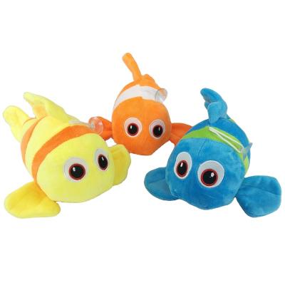 China AIFEI TOY Creative Design Rainbow Clown Fish Plush Home Decoration Cute Colorful Tropical Fish Plush Stuffed Marine Animals Toy for sale