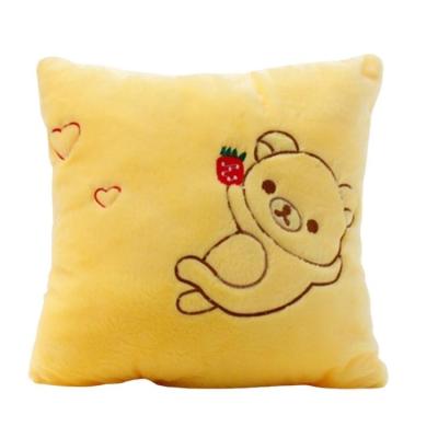 China Home Decoration Gifts Adjust Small Embroidery Luminous Love Bear Design, Battery Operated Lighting Fun Gift for Boys and Girls Pillow Case for sale