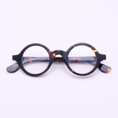 China Fashionable Vintage Acetate Glasses Frame Men Retro Myopia Prescription Optical Glasses Frame Women Luxury Brand Korea Handmade Eyewear for sale