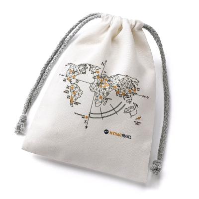 China Custom Mini Cute Cotton Handled Girl Drawstring and Canvas Tote Bag for sale