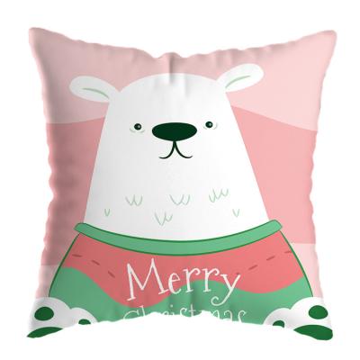 China Wholesale Cartoon Anti-Static Oriented Creative Plush Pillow Case Holiday Plush Short Case for sale