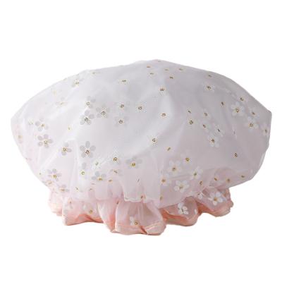 China Viable Wholesale High Quality Long Shower Cap Can Be Customized LOGO Shower Cap for sale