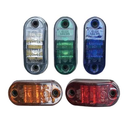 China High Quality Waterproof Right Side Marker Truck Led Lights 24V 8CM for sale