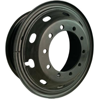 China China factory wholesale steel tube heavy duty truck wheel rims 24 for 8.5-24 for sale