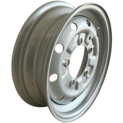 China China Factory Wholesale Steel Truck Wheel Small Tubeless Rim For 4J13 à venda