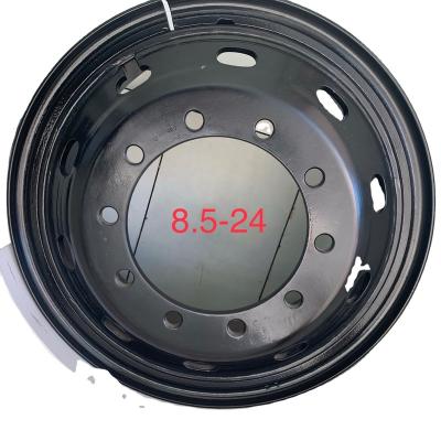 China Heavy Truck Steel Steel Wheel Rims 24 For 8.5-24 Tube Wheel for sale