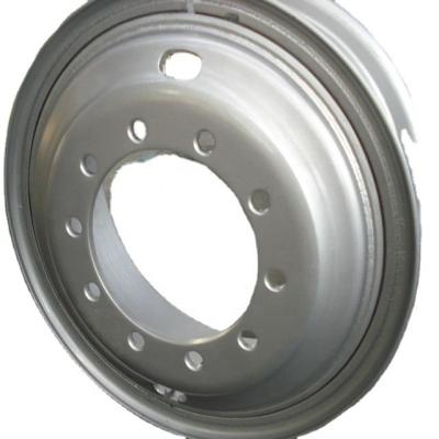 China Trailer Parts China Rims Factory Truck Steel Wheel Rims 8.5-24 For 1200-24 Truck Tires for sale