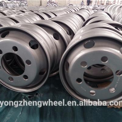 China Best china steel truck steel wheel rims 19.5*6.75 en venta