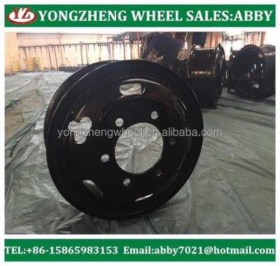 China Pipe Shaped Steel Wheel 6.0G-16 Steel Rim en venta