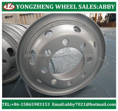 China 7.00-20 truck wheel steel rim with tires Te koop