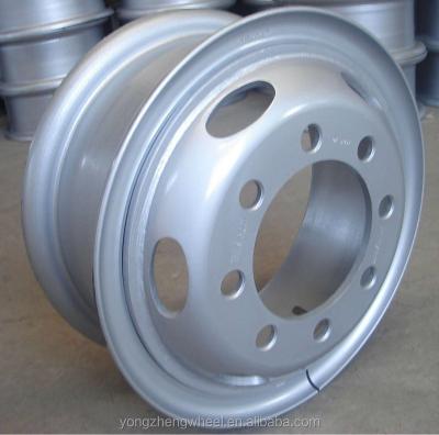 China Cheap pipe shaped steel truck wheel rim 7.0-20 for 9.00-20 tire en venta