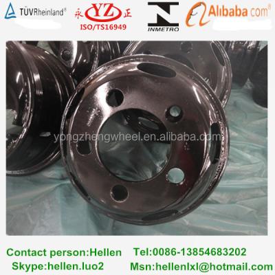 China Steel Wheel And Tire Steel Rim For Truck Parts en venta