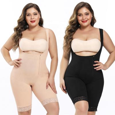 China Plus Size Antibacterial Women's Underwear 6XL Slimming Compression Spandex Shapewear colombianas de fajas for sale