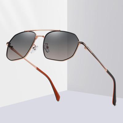 China Hot selling high quality metal polygon vintage round sunglasses for men and women for sale