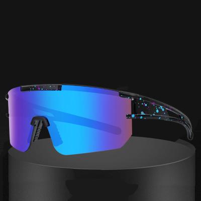 China New UV400 Sport Sunglasses Anti Eyesight Reflected Lens Outdoor Windproof Cycling UV400 Protection For Men for sale