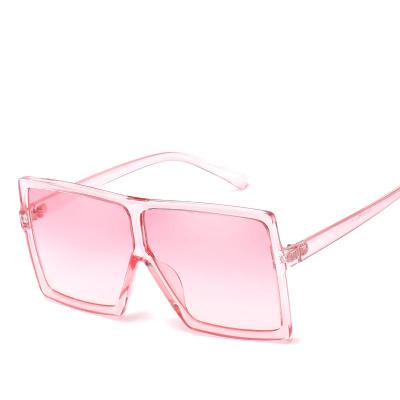 China PC UV400 Fashion Women's Sunglasses Square Colorful Shades In Sun Glass New Adult Oversized Fashion Sun Glasses Vintage for sale