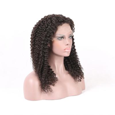 China 100% Indian Curly Virgin Lace Frontal Wig 13*4 Wave Human Hair Cuticle Aligned Cuticle Aligned Human Hair Wig for sale