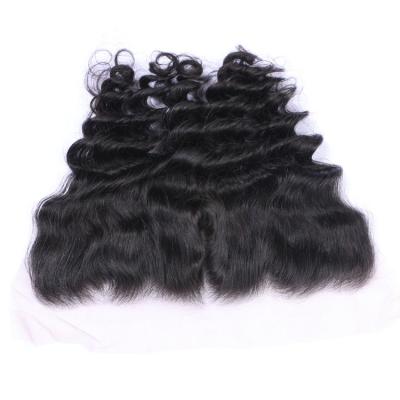 China Real Hd Virgin Loose Wave Human Cuticle Aligned Hair 13x4 Pre Plucked Loose Wave Swiss Lace Headband With Baby Hair for sale