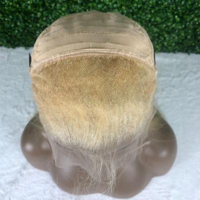 China 613 Virgin Human Hair Raw Frontal Human Hair Blonde HD Lace Wigs Good Quality Straight Good Quality Blonde Swiss Thin Lace Band Wigs for sale