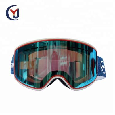 China Snowboard Men OEM Manufacturer Anti Scratch Fogproof Eyewear High Vision Big Ski Snow Goggles for sale