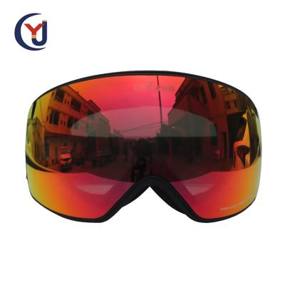 China High quality custom brands anti fog ski goggles straps alpina CE uv400 ski snow goggles for sale