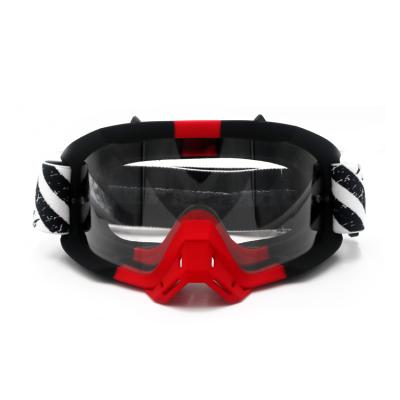 China Custom Vintage Motocross Motorcycle New Design Clear Vision Waterproof/Dustproof/Windproof/Anti-UV Racing Goggles With Tear Offs for sale