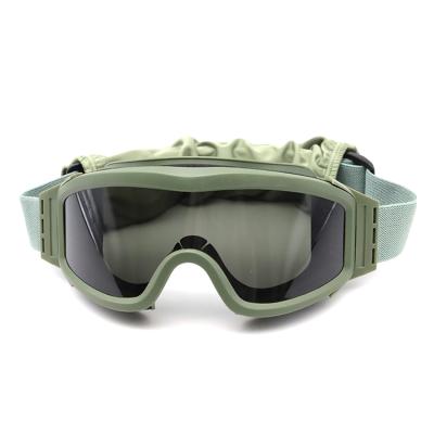 China anti fog and resistance impsct tactical goggles for one military size fits for sale