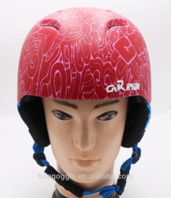 China ABS China Factory Wholesale Best Quality Standard Custom Designs Safety Helmets For Skiing Snowboarding for sale