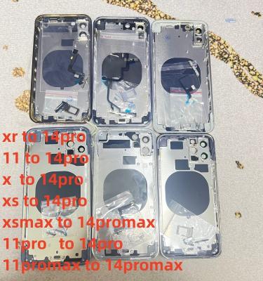 China Stainless Steel Frame Larger Picture Add To Compare Back Cover Part Xr To Housing 13 14pro To Logo For Iphone Xr Convert To 13pro 13 14 for sale