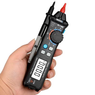 中国 Pen Multimeter Button 6000 Counts With Analog Bar Graph AC/DC Voltage Ammeter Current Ohm Auto Range Digital Multimeter 販売のため