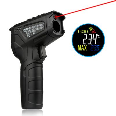 China 0.5s Response Black Industrial Thermometer Gun Of -50~380/550/800 ℃ Temperature Range en venta