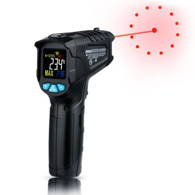 China Quick Response Industrial Thermometer Gun With 12 Points Temperature Test Area Indicate en venta