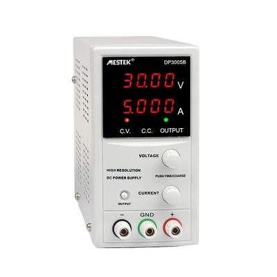 China 2020 Practical Tool Regulated DC Power Supply with High Precision and High Stability Output 30V 5A Coding Switch Mestek DP3005B for sale