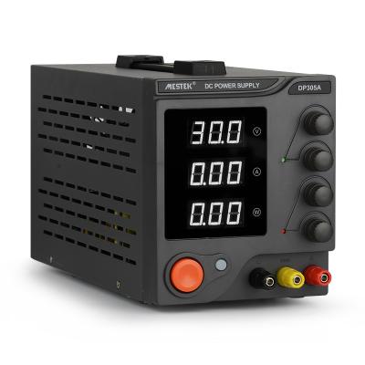 China Mestek DP305A Lab Power Supply DC Unit Adjustable 3-Digit Display Mini Voltage Regulator à venda