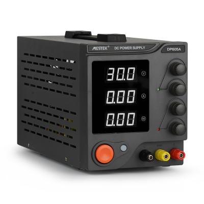 China Laboratory Mestek DP605A 3-Digit Bench Source Power  AC DC Voltage High Quality Perfessional Power Supply Switching Power Supply à venda