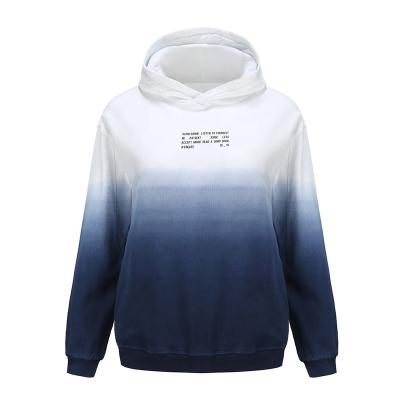 China Anti-wrinkle 100% Cotton Ladies Sweatshirt Dip Dye Hoodies for sale