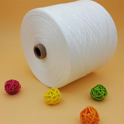 China Raw White Microfiber High Tenacity Polyester Yarn Manufacturer Undyed Yarn Wholesale Undyed for sale