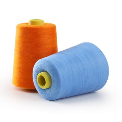 China High Tenacity Thread 40/2 Polyester 5000yds Bulk Weaving 100% Sewing Thread For Sewing Machines for sale