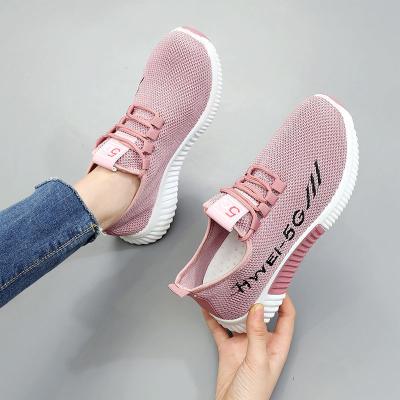 China Summer Anti-slippery Ladies Net YATAI Shoes Fly To Knit Cheap Girl Breathable Shoes for sale