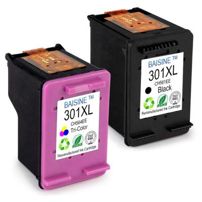 China Hot sale 301XL COMPATIBLE ink cartridge compatible for HP Deskjet 2050 inkjet printer 2510 2540 Cartridge 301 for sale