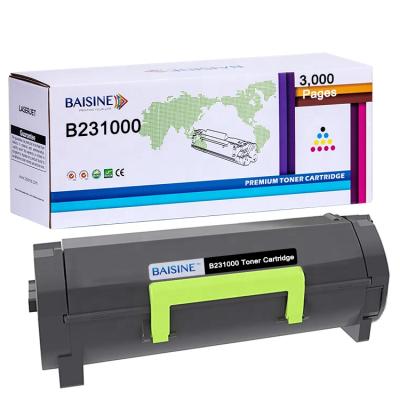 China Hot Sale COMPATIBLE Baisine compatible for Lexmark B2338 B2442 B2546 B2650 B231000 B241H00 Toner Cartridge Non-original toner cartridge for sale