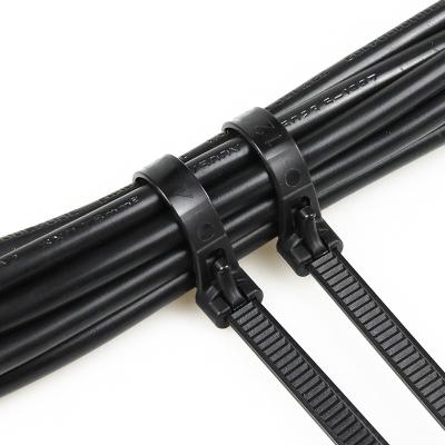 China Containment Cables Adjustable Cable Ties Adhesive Cable Tie Loop Cable Ties Releasable Hook and Loop Tie Down Zip Tie for sale