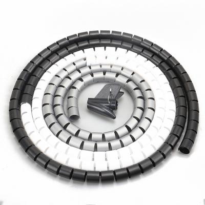 China Organize Hot Selling Cheap Cables OEM Price Elasticity Cheap Material Spiral Wrap Cable Tidy for sale