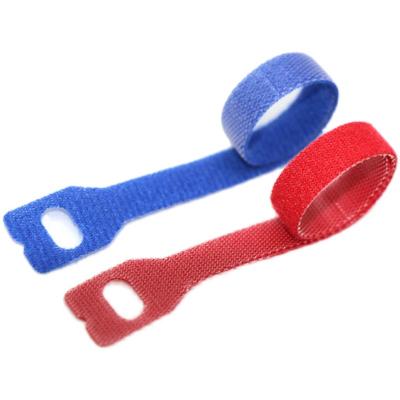 China Containment cables cost effective price low&attractive small type custom manufacturer hook and loop magic cable ties for sale