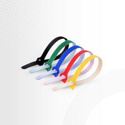 China Containment cables cost effective price low&attractive small type custom manufacturer hook and loop magic cable ties for sale