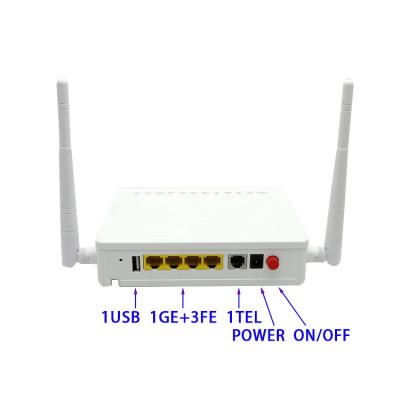 China ONT ONU F663N V3 Gpon 4Lans  1GE 3FE WiFi ONU  GPON ONT with English Firmware for sale